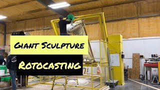 Large Scale Rotational Casting  Polyurethane Sculpture Making [upl. by Anatolio]