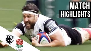 England 2814 Barbarians  Earle amp Isiekwe Score on Debut  Highlights  2017 [upl. by Ayiotal]