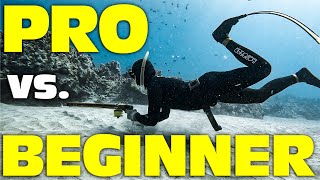 Beginner VS Pro Spearfishing Mistakes [upl. by Linskey]