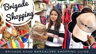 Brigade Road Shopping Guide  Where to Shop in Bangalore [upl. by Nebur]