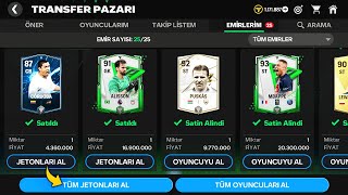 TRANSFER PAZARI OYUNCU SAT OYUNCU SATIN AL PAZAR YENİLENME SAATLERİ  FC MOBİLE [upl. by Nolrev162]