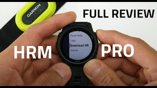 Garmin HRM Pro  Full Review Running Power and Dynamics Swimming Advance options [upl. by Magena661]