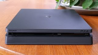 Sony PlayStation 4 Slim Unboxing Setup and Impressions [upl. by Ellimak]