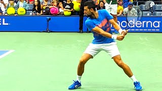 Novak Djokovic Backhand Power Slow Motion [upl. by Yeoz421]