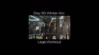 Day 30 of Winter Arcbuildnaturalstaynatural workout motivationbodybuilding legsworkout [upl. by Hospers]