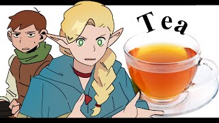 Laios learns about tea  Dungeon Meshi animatic [upl. by Leicam994]