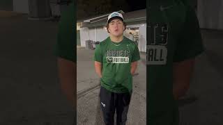 Brody Sparks interview interview sportsshorts sports shorts shortsvideo highschoolfootball [upl. by Cully751]