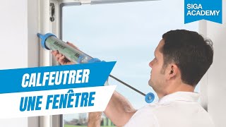 Calfeutrer une fenêtre avec le mastic SIGA Meltell® [upl. by Eadahs]