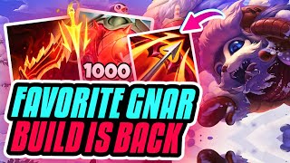 MY FAVORITE GNAR BUILD OF ALL TIME IS BACK IN SEASON 14 Season 14 Gnar Gameplay League of Legends [upl. by Llednor156]