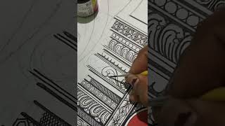 Pattachitra painting artpattachitraart [upl. by Sherfield]