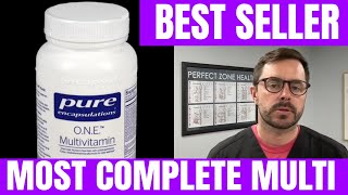 Pure Encapsulations ONE Multivitamin Review  Best Multivitamin Complex Metafolin CoQ10 amp Lutein [upl. by Onairpic]