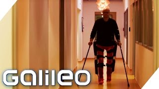 Exoskelett dieser Mann mit Querschnittlähmung kann plötzlich wieder gehen  Galileo  ProSieben [upl. by Gunzburg]