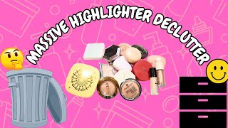 Lets Declutter My Highlighter Collection [upl. by Assenaj]