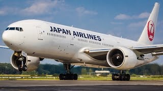 Pierwsza wizyta Boeinga 777 Japan Airlines w Katowice Airport [upl. by Mckinney]