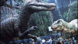 How They Built Jurassic Park IIIs Spinosaurus Part 2  BEHINDTHESCENES [upl. by Suilenrac504]