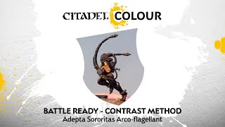 How to Paint Adepta Sororitas Arcoflagellant – Contrast Method [upl. by Chlo]