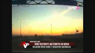 Ovni destruye meteorito en Rusia y la cruz de objetos voladores en los cielos de EEUU [upl. by Cressler898]