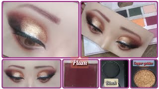 step by step eye makeup tutorial for beginnersbridal makeupkashees makeup [upl. by Morril]