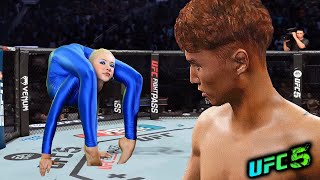 Dooho Choi vs Liquid Lady EA sports UFC 5 [upl. by Inge194]