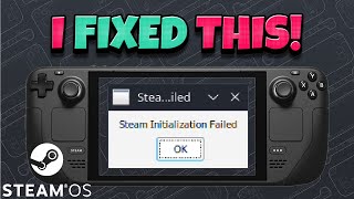 Steam Initialization Failed FIX for Steam Deck steamdeck [upl. by Powe]