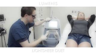 Laser Hair Removal Procedure by Lumenis Lightsheer Duet [upl. by Joye]