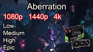 Aberration  RTX 3060 Ti GDDR6X  ARK Survival Evolved  Low Medium High Epic  1080p 1440p 4K [upl. by Adda]