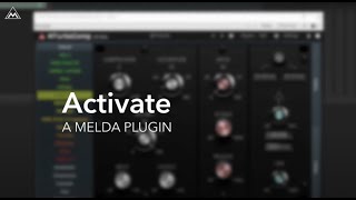 MeldaProduction Plugins Activation [upl. by Shult]