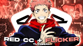 CapCut PC  Red CC  Flicker Tutorial [upl. by Ahsened]