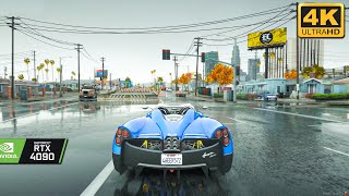 GTA 5 REALISTIC GRAPHICS WITH RTGI  SSR Ray Fusion  GTA V PHOTOREALISTIC VISUALS RTX 4090 DLSS 3 [upl. by Ednargel]