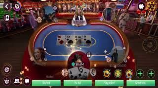 Zynga Poker  Stakes 500 1M  MIN 20M amp MAX 100M BUY IN  HOLDEM Tables [upl. by Ecyoj898]