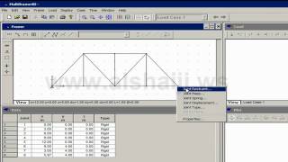 Analyazing a Simple Truss Using Multiframe 4D [upl. by Penelope]