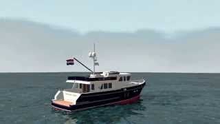 Privateer Trawler 54  New model 2013 [upl. by Hnah468]