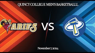 Quincy College vs STCC Mens College Basketball November 7 2024 [upl. by Atilem289]