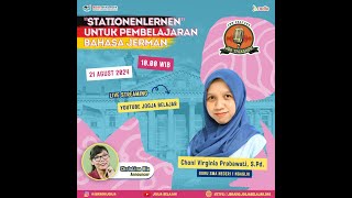 JBR TALKSHOW  STATIONENLERNEN UNTUK PEMBELAJARAN BAHASA JERMAN [upl. by Nickerson589]