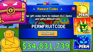 ALL 30 FREE PERMANENT FRUIT CODES for ROBLOX BLOX FRUITS [upl. by Nnaecyoj614]