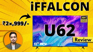 iFFALCON U62 Google TV With 4K HDR  U62 Review 2023 [upl. by Nort]