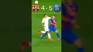 Greatest Comeback 😱 FCB VS PSG 2017 football [upl. by Emee]