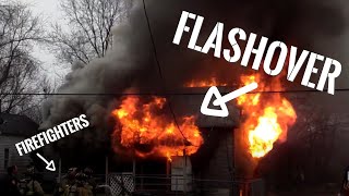 Firefighters Evacuated  FLASHOVER 101 firefighter breakdown [upl. by Sears]