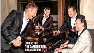 4 Musical Tenors Carnegie Hall ad [upl. by Annaesor373]