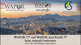 Our Mission for Humanity  WAPOR members for the WAPOR 2024 Keynote Roundtable on Humanity [upl. by Nodlehs]