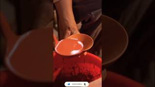 Terracotta Potter terracotta glazing and kiln fire terracotta asmr ytshorts [upl. by Harness]