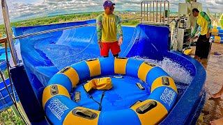 Familyfriendly Water Ride Rafting Slide at SplashMania WaterPark [upl. by Kendry417]