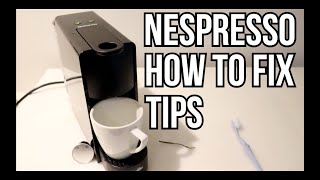 NESPRESSO HOW TO FIX No Coffee Flow Troubleshooting Maintenance [upl. by Middendorf]