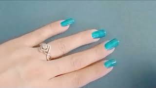 Easy Stamping Nail Art Designs 💅✨Nail Art Designs at Home 🏠nailarttutorialmy blossy talent [upl. by Teevens]