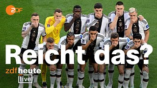 Nationalmannschaft Zeichen gegen FIFA statt für Menschenrechte  ZDFheute live [upl. by Oliva355]