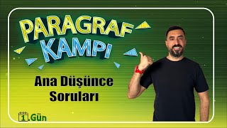 Paragrafta Ana Düşünce  TAKTİKLERLE PARAGRAF KAMPI 2024  1Gün KPSSTYT  Deniz Hoca [upl. by Warram]