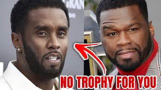 50 Cent Makes Fun Of Diddy As He Skips 2024 Grammy Awards [upl. by Nyrok]