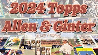 2024 Topps Allen amp Ginter Retail Blaster Box [upl. by Siver]