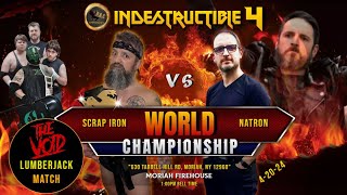 Scrap Iron Vs Natron World Title id4 [upl. by Enila]