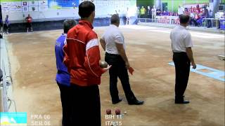 Finale Tir de précision Sport Boules Euro Koper 2014 [upl. by Allemac]